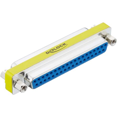Adaptateur prise / prise Sub-D 37 broches Ce changeur de genre Delock convertit une fiche Sub-D 37 broches en une prise., , ,