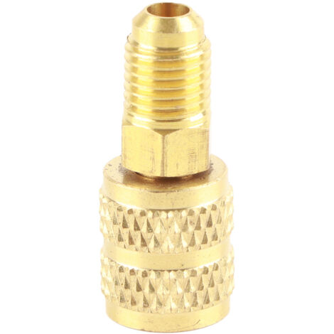 Adaptateur R410A 1/4" Mâle SAE vers 5/16" Femelle SAE pour Raccord de Pompe à Chaleur