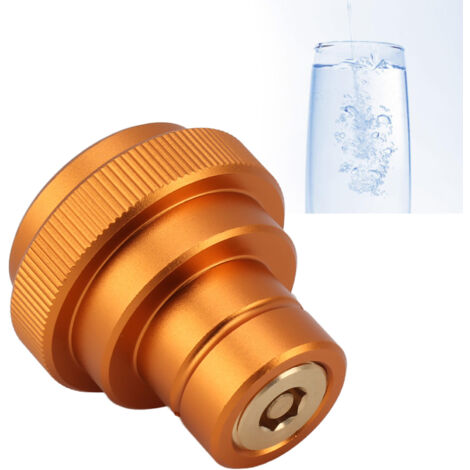 Adaptateur Rapide CO2 pour Sodamaker For Terra/Art/Duo TR21x4, Connexion Cylindre CO2, Aluminium/Brass, 1 Adaptateur + 2 Joints