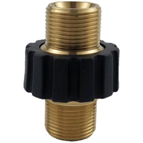 Adaptateur rapide pour tuyau à haute pression, double mâle M22 x 1,5, connecteur pour nettoyeur haute pression, raccord universel solide