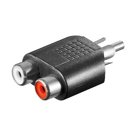 StarTech.com Câble Adaptateur Audio Mini-Jack 3.5mm Mâle vers 2x RCA /  Cinch Femelle - 15 cm - Cordon Mini Jack (M) RCA (F) (MUMFRCA)