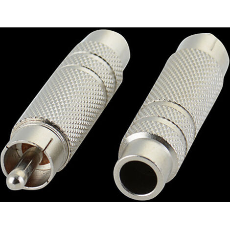 Adaptateur RCA mâle vers 6,35 mm femelle, prise audio plaquée nickel pour microphone 6,5 mm vers RCA AV
