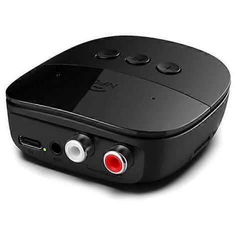 Adaptateur récepteur AUX Bluetooth 5.2 pour voiture, prise jack 3,5 mm, pour haut-parleurs de voiture et de télévision.