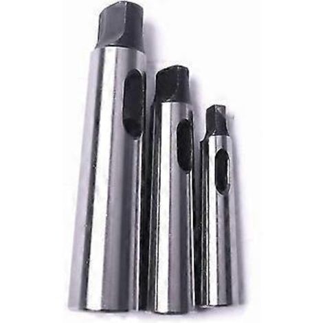 Adaptateur réducteur conique Morse pour fraiseuses et tours MT1 vers MT2, MT3 vers MT2, MT3 vers MT4, 3 pièces XQJ
