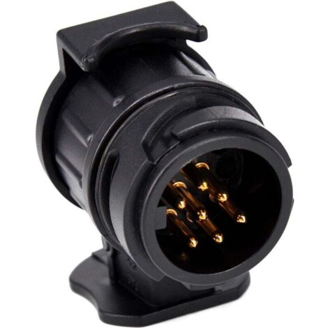 Adaptateur Remorque 13 Broches Vers 7 Prises Interface Camping Car Connecteur Étanche