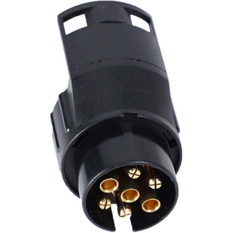 Adaptateur Remorque 7 Broches Vers 13 Broches 12V Pour Caravan Camion Attelage Électrique N Type Plastique