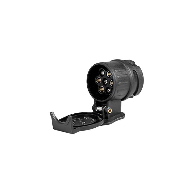 Spotlight Mini Adaptateur Pour Prise Remorque - 7 Broches Femelle 13 Broches Mâle - 1 Pièce - Plastique - Convient À Tous Type