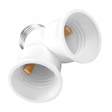 Adaptateur répartiteur de douille 2xE27