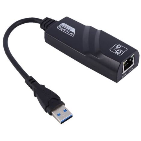 Adaptateur réseau Ethernet USB 3.0 - TMISHION - RJ45 - SuperSpeed - Compatible Windows et Mac - Compact