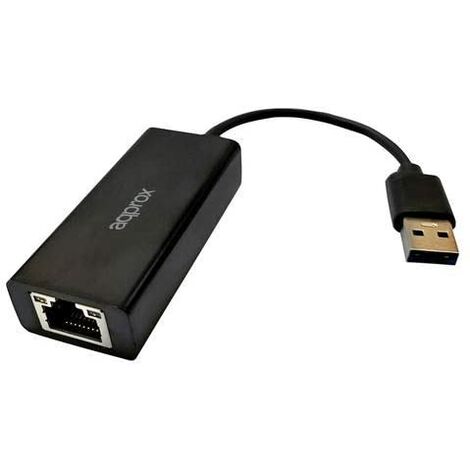 Adaptateur réseau rj45 vers usb 2.0 approx appc07v3 jusqu'à 100mbps couleur blanc