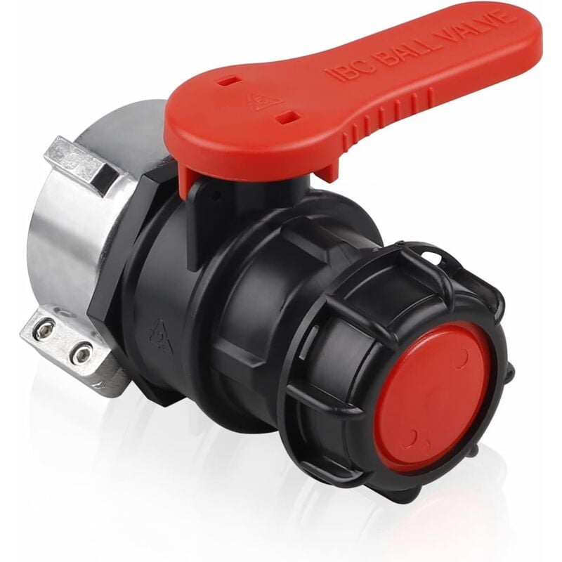 Adaptateur Réservoir IBC, Vanne Cuve Vanne pour Cuve IBC, Adaptateur IBC pour Réservoir, Robinet Cuve IBC DN50 (75 mm) 1 Pièces