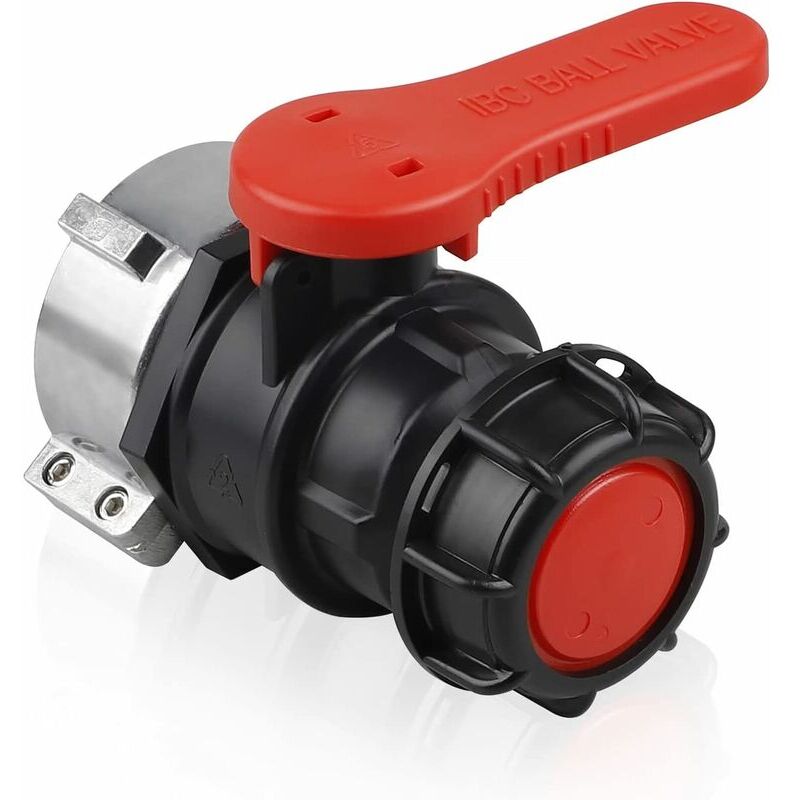 KZQ - Adaptateur Réservoir ibc, Vanne Cuve Vanne pour Cuve ibc, Adaptateur ibc pour Réservoir, Robinet Cuve ibc DN50 (75 mm)