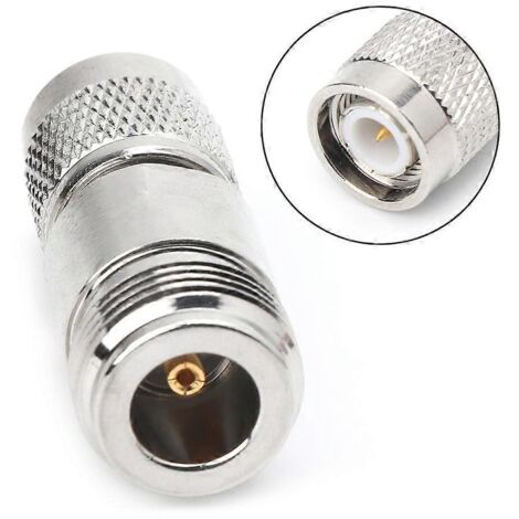 Adaptateur RF Coaxial TNC Mâle vers N Femelle - Connecteur Haute Fréquence