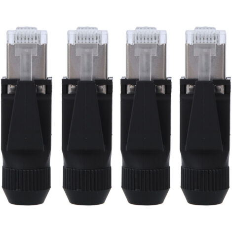 Adaptateur RJ45 Étanche pour Câble Réseau - Lot de 4, Réf. 2P07-RJ45, Fournitures Électriques