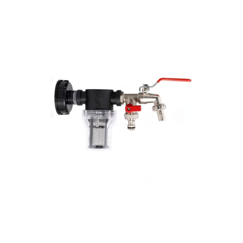 Adaptateur robinet de cuve IBC (2 vannes de sortie indépendantes) avec filtre/IBC S60 x6