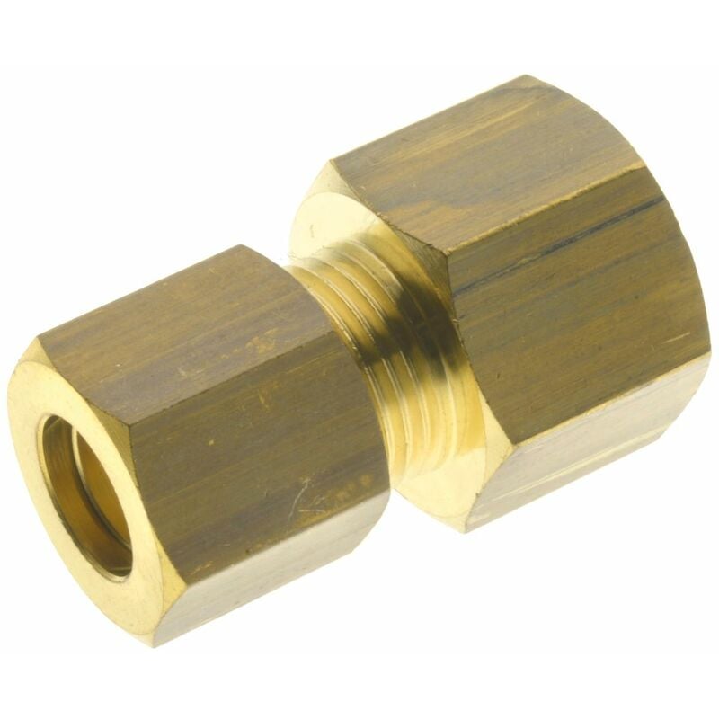 Adaptateur Rs Pro Femelle métrique M14 bsp 1/4' femelle en Laiton, Droit ( Prix pour Paquet de 10 )