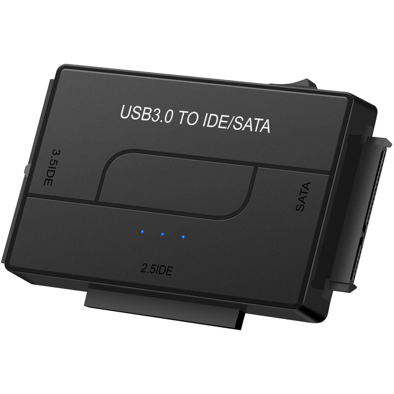 Adaptateur sata Combo usb ide sata Disque Dur Convertisseur de Transfert de DonnéEs sata Vers USB3.0 pour Lecteur Optique 2.5/3.5/5.25 (Prise