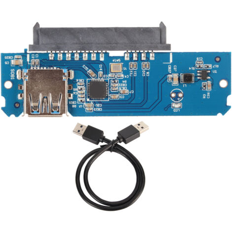 Adaptateur SATA vers USB 3.0 6Gbps pour Disque Dur 2.5 Pouces SSD HDD, Plug & Play avec Indicateur LED
