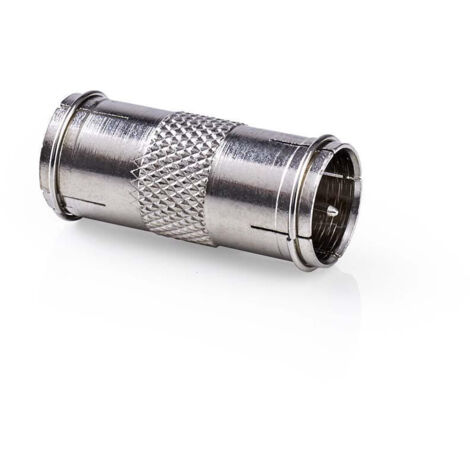 Adaptateur satellite et antenne  F Hane Quick  F Hane Quick  Nickel Platerad  75 Ohm  Rak  Metal  Silver  10 st.  Enveloppe