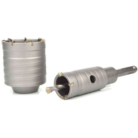 Adaptateur SDS Plus 65mm pour scie-cloche - Percage béton, ciment, pierre, mur - Installation facile et sécurisée