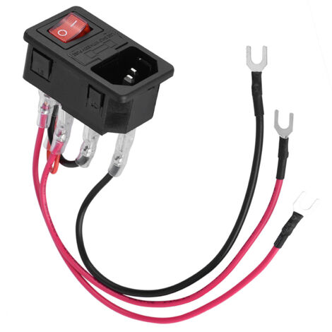 Adaptateur Secteur 10A 220V/110V avec Fusible pour Imprimante 3D, Module Prise Commutateur