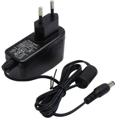 Adaptateur secteur 12V 1A DC pour caméra de sécurité IP/CCTV. cordon d'alimentation AC vers DC. chargeur. sortie DC 12V 1000mA. entrée AC 100V-240V/50 ou 60Hz/0.4A Max. prise UE. noir -INHHUB