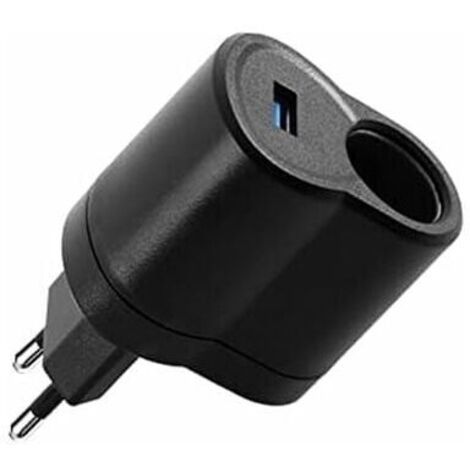 Adaptateur Secteur 220V à 12V Allume-Cigare Convertisseur CA/CC pour Véhicule