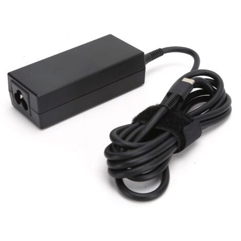 Adaptateur Secteur 45W 15V 3A avec Port Type-C et Puce Redresseur Intégrée pour PC HP