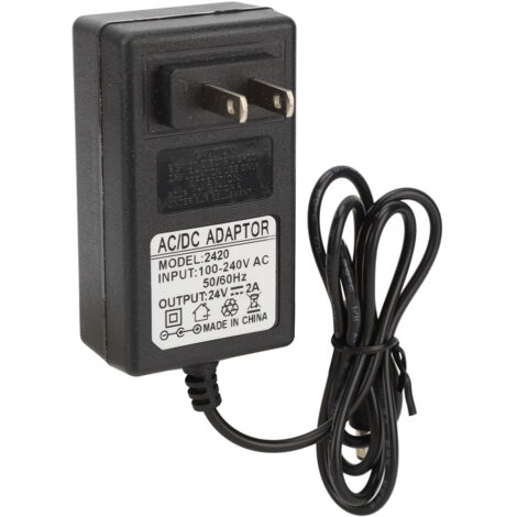 Adaptateur Secteur 48W 24V 2A pour Lampe LED à Ongles, Prise US 100‑240V