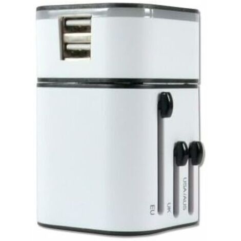 Adaptateur Secteur 5V 3.2 A pour MP3/Appareil Photo numérique/Téléphone Portable/GPS/Haut-Parleur Blanc