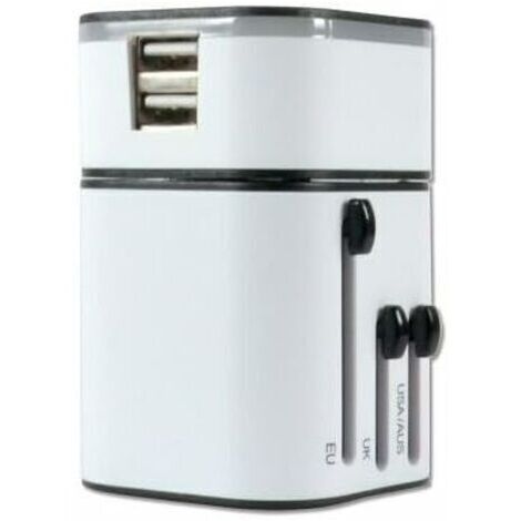 Adaptateur Secteur 5V 3.2 A pour MP3/Appareil Photo numérique/Téléphone Portable/GPS/Haut-Parleur Blanc
