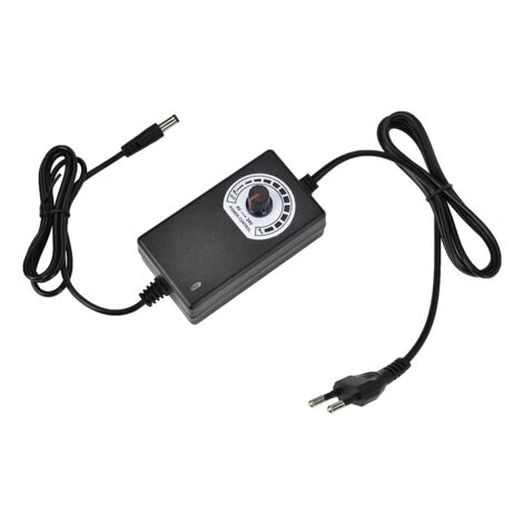 Adaptateur Secteur 9V-24V 1A Réglable pour Moteur, Alimentation Variable 100-240V (Fiche UE)