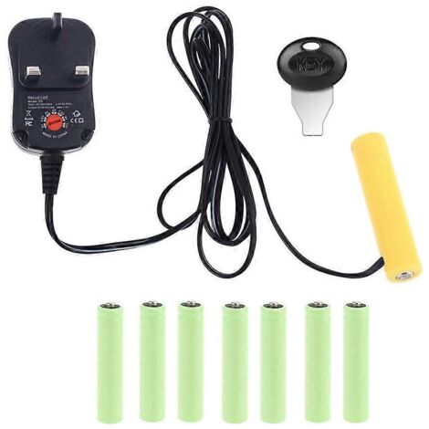 Adaptateur secteur AAA pour éclairage LED (remplace les piles 2AAA par des piles 8AAA).