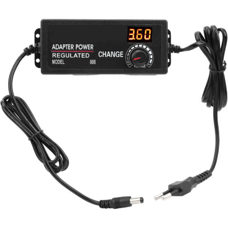 Adaptateur Secteur DC 3‑24V 3A Régulé 72W avec Prise EU AC110‑240V