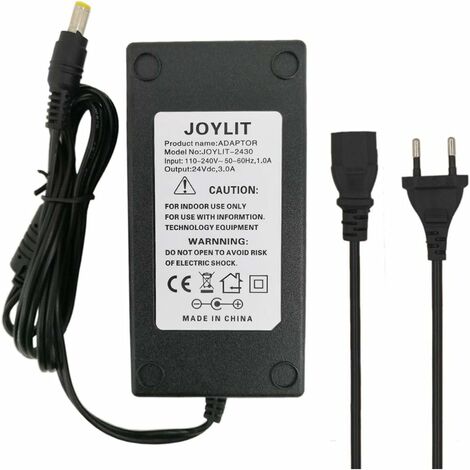 Adaptateur secteur de bureau 24V2A, alimentation purificateur d'eau/purificateur d'eau, bande lumineuse LED avec alimentation à découpage