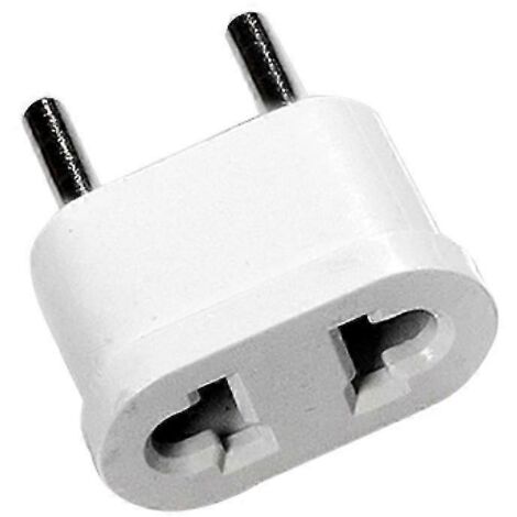 Adaptateur secteur de voyage (prise américaine vers européenne) - Convertisseur de prise.