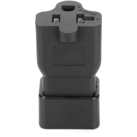 Adaptateur Secteur Mâle-Femelle Antidérapant Ignifuge Résistant à la Corrosion 20A 125V
