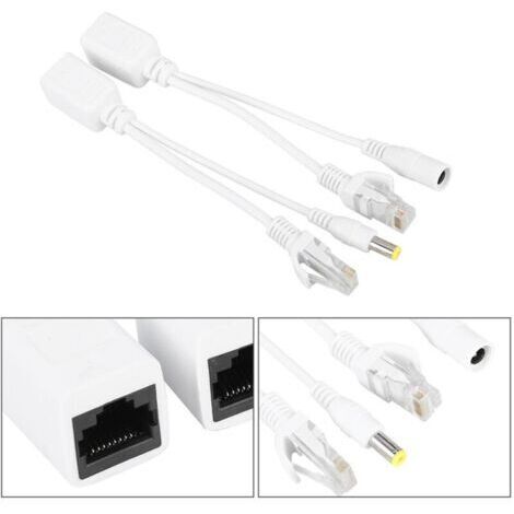 Adaptateur secteur PoE RJ45 Ethernet 10 paires pour caméra IP - RAPANDA