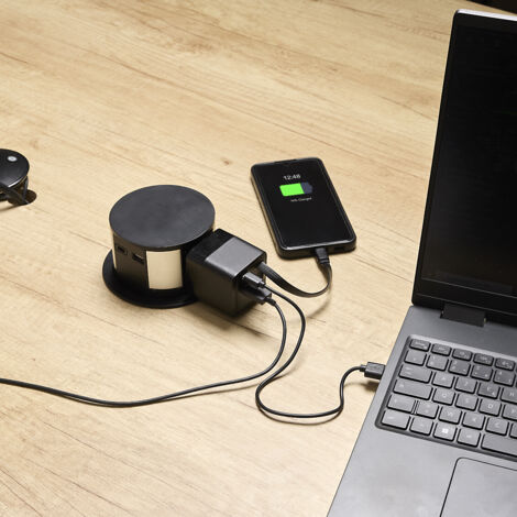 Adaptateur Secteur Port Usb Et Type C 65w