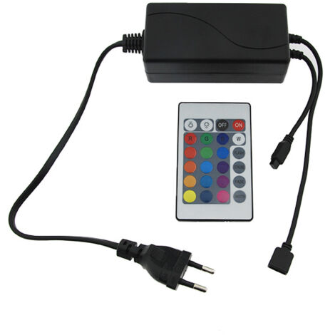 Adaptateur secteur pour bandes LED RGB 60W 12VDC - Ledme - LM2032