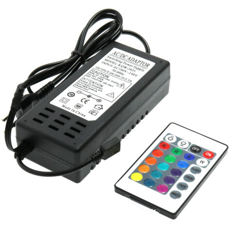 Adaptateur secteur pour bandes LED RGB 60W 24VDC - Ledme - LM2190