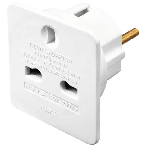 ADAPTATEUR SECTEUR POUR PRISE UK VERS FRANCE pour...