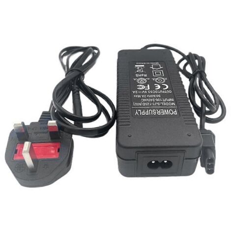 Adaptateur secteur pour trottinette électrique KQi 2/KQi 3 (prise chargeur conforme à l'illustration)