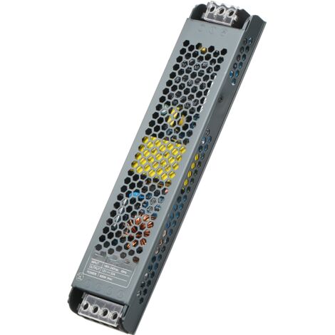 Adaptateur secteur ultra-mince pour ruban LED, transformateur AC190V-240V vers DC 12V 33A 400W, convertisseur à découpage pour usage intérieur.