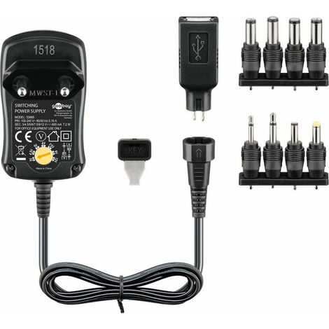 Adaptateur secteur universel USB 600mA pour téléphone portable Smartphone Tablet Wentronic NTS 600