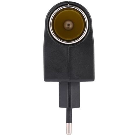 Adaptateur secteur voiture AC 220V DC 12V avec USB - HB010 - Noir - Allume-cigare