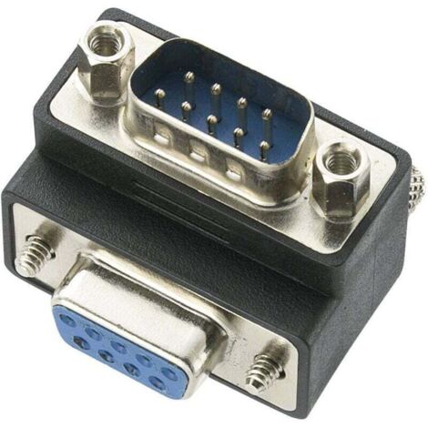 Adaptateur série RS232 mâle-femelle 9 broches avec fixation vissée – Référence R68131