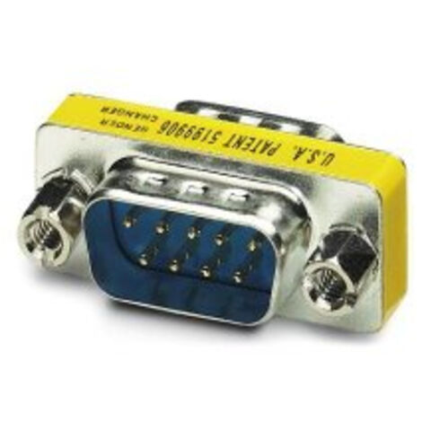 Adaptateur Sub-D 9 Mâle vers Sub-D 9 Mâle Phoenix Contact