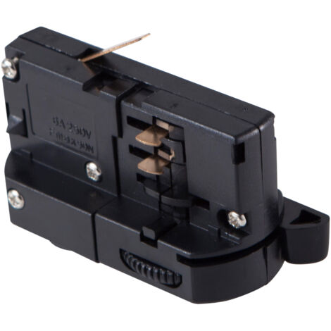 Adaptateur suspension rail triphasé noir Maxlight 3F