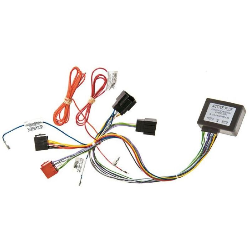 Adaptateur systeme actif saab 9-3 9-5 06-12 avec Ampli et sans nav